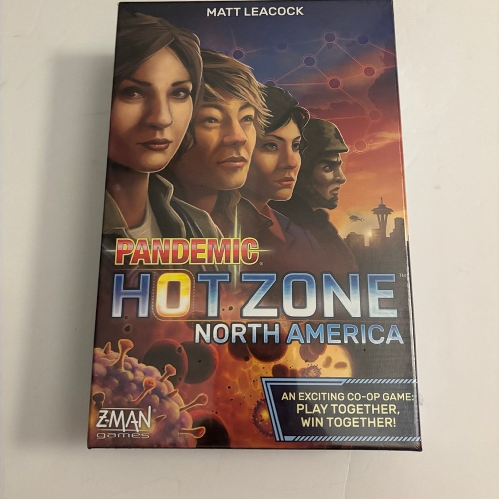 Pandemic Hot Zone North America Board Game NEW sealed